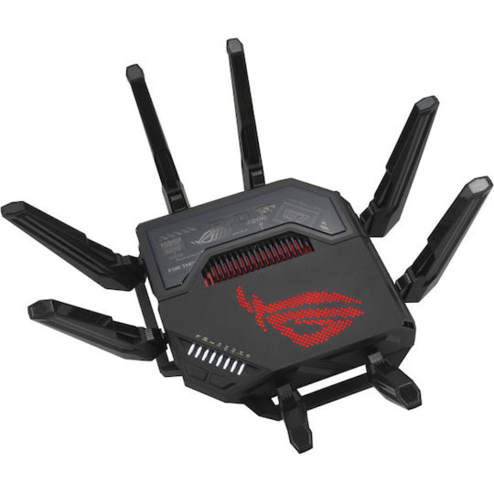 Asus ROG Rapture GT-BE98 Ασύρματο Router Wi‑Fi 7 με 5 Θύρες Ethernet
