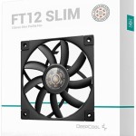 Deepcool FT12 Slim Case Fan 120mm με Λευκό Φωτισμό και Σύνδεση 4-Pin PWM Διάφανο