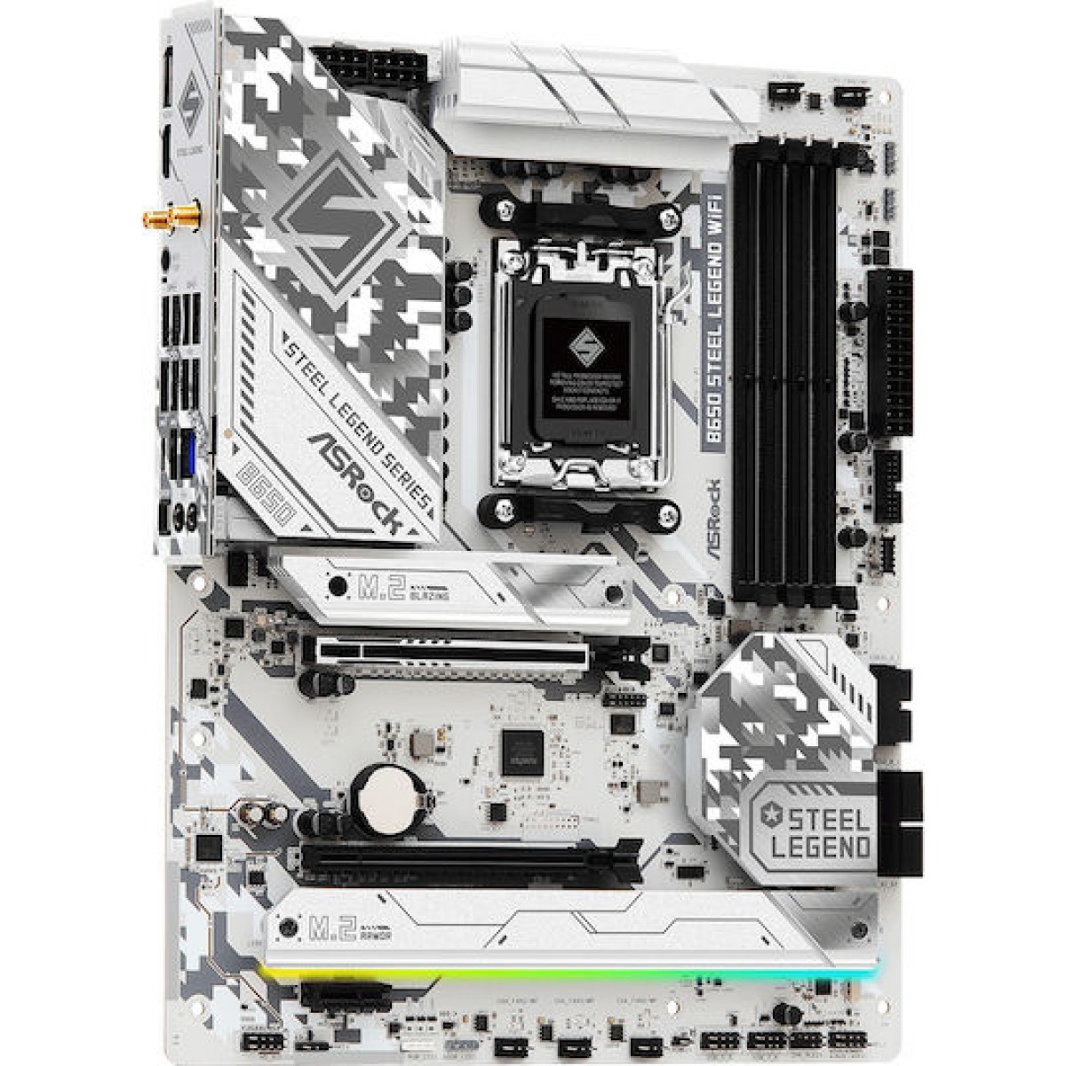 ASRock B650 Steel Legend WiFi Motherboard ATX με AMD AM5 Socket 90-MXBN90-A0UAYZ