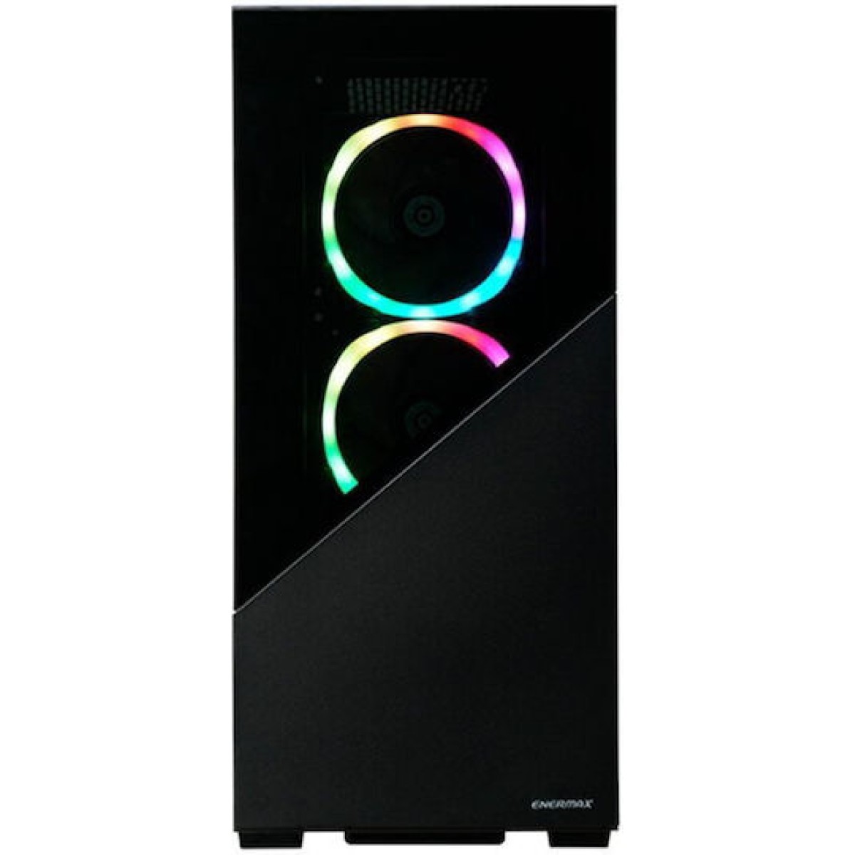Enermax K8 Gaming Midi Tower Κουτί Υπολογιστή με RGB Φωτισμό Μαύρο