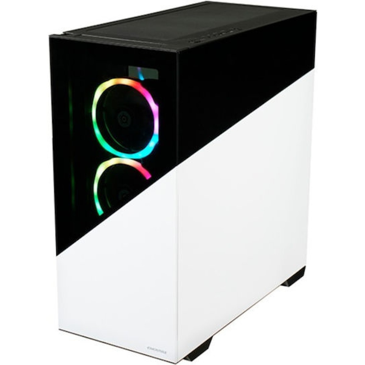 Enermax K8 Gaming Midi Tower Κουτί Υπολογιστή με RGB Φωτισμό Λευκό