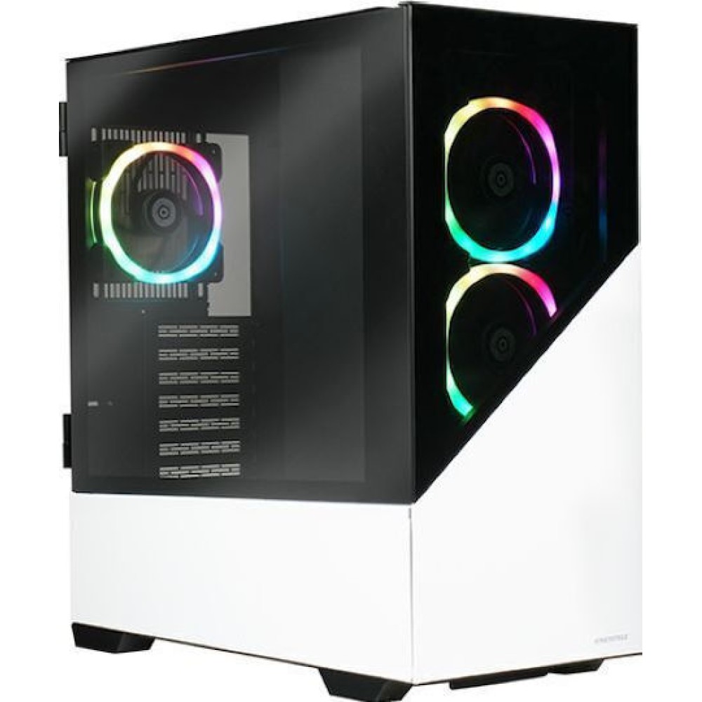 Enermax K8 Gaming Midi Tower Κουτί Υπολογιστή με RGB Φωτισμό Λευκό