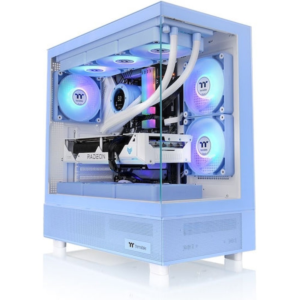 Thermaltake View 270 TG ARGB Midi Tower Κουτί Υπολογιστή με Πλαϊνό Παράθυρο Hydrangea Blue