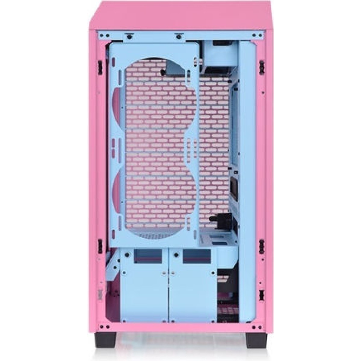 Thermaltake The Tower 200 Mini Chassis Gaming Mini Tower Κουτί Υπολογιστή με Πλαϊνό Παράθυρο Bubble Pink