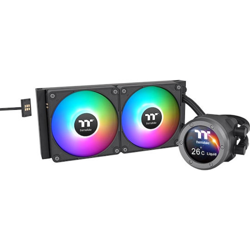 Thermaltake TH240 V2 Ultra EX ARGB Sync (v2) Υδρόψυξη Επεξεργαστή Διπλού Ανεμιστήρα 120mm για Socket AM4/AM5/1700/1200