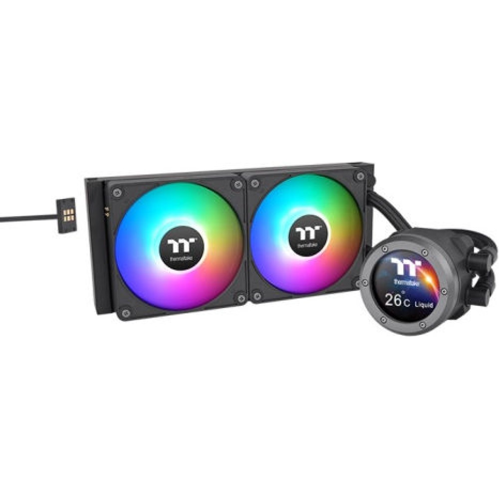 Thermaltake TH360 V2 Ultra EX ARGB (v2) Υδρόψυξη Επεξεργαστή Διπλού Ανεμιστήρα 140mm για Socket AM4/AM5/1700/1200/115x