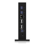 Icy Box USB-C / USB-A Docking Station με HDMI/DisplayPort 4K PD Ethernet και σύνδεση 2 Οθονών Μαύρο (IB-DK2252AC)