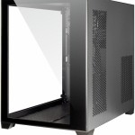 Inter-Tech C-501 Aspect Gaming Mini Tower Κουτί Υπολογιστή με Πλαϊνό Παράθυρο Μαύρο