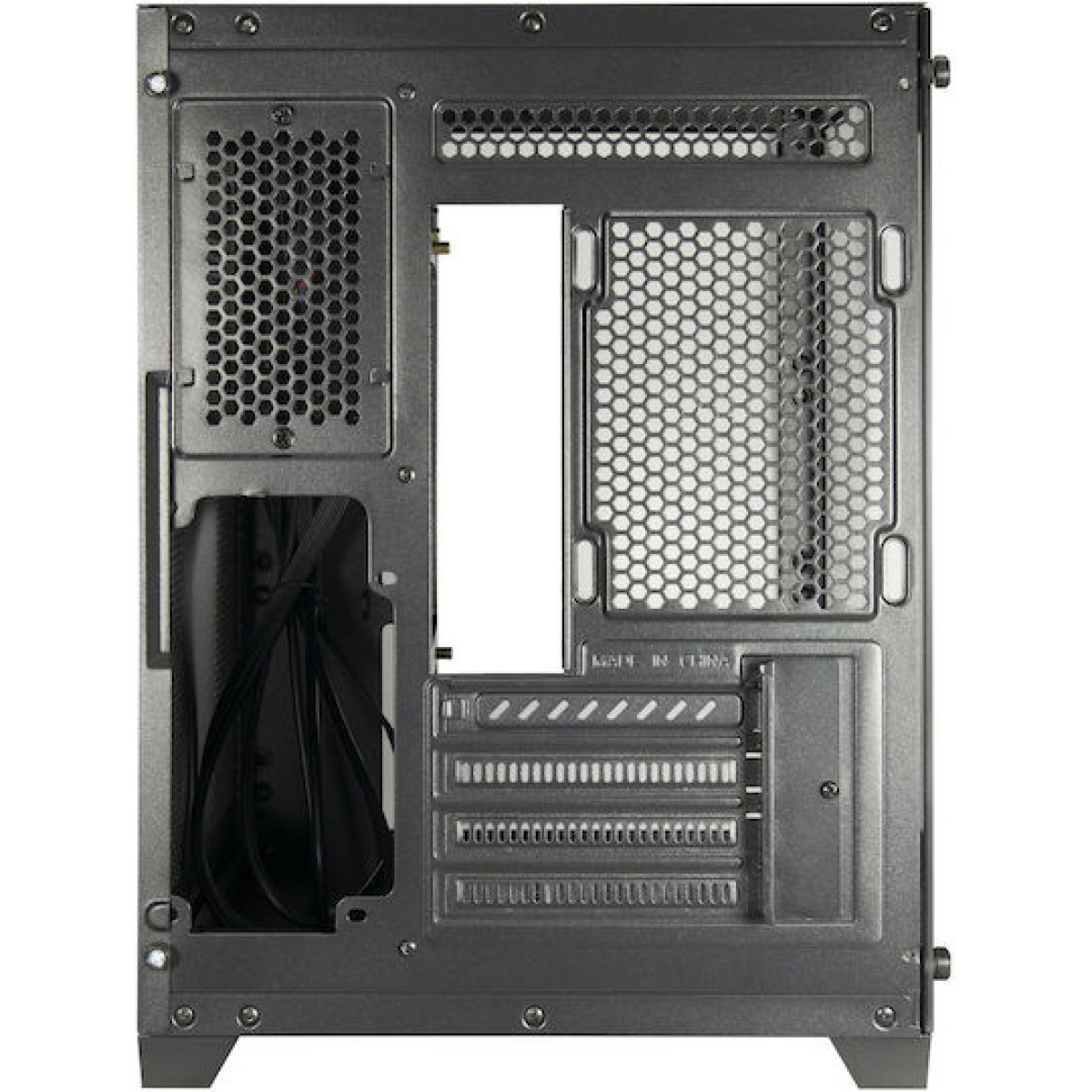 Inter-Tech C-501 Aspect Gaming Mini Tower Κουτί Υπολογιστή με Πλαϊνό Παράθυρο Μαύρο