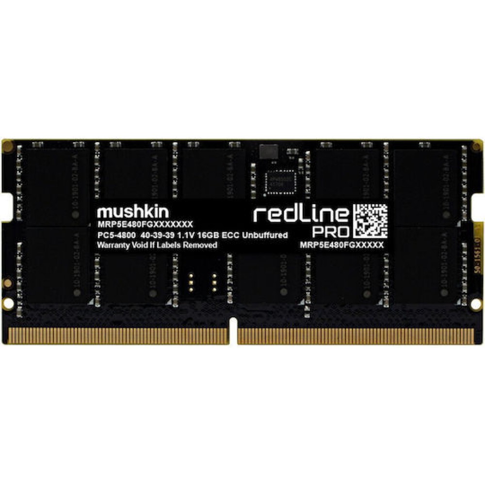 Mushkin DDR5 με Module 1x16GB και Ταχύτητα 5600 για Desktop