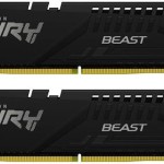 Kingston FURY Beast DDR5 16GB RAM με 2x8GB Modules και Ταχύτητα 6000 για Desktop