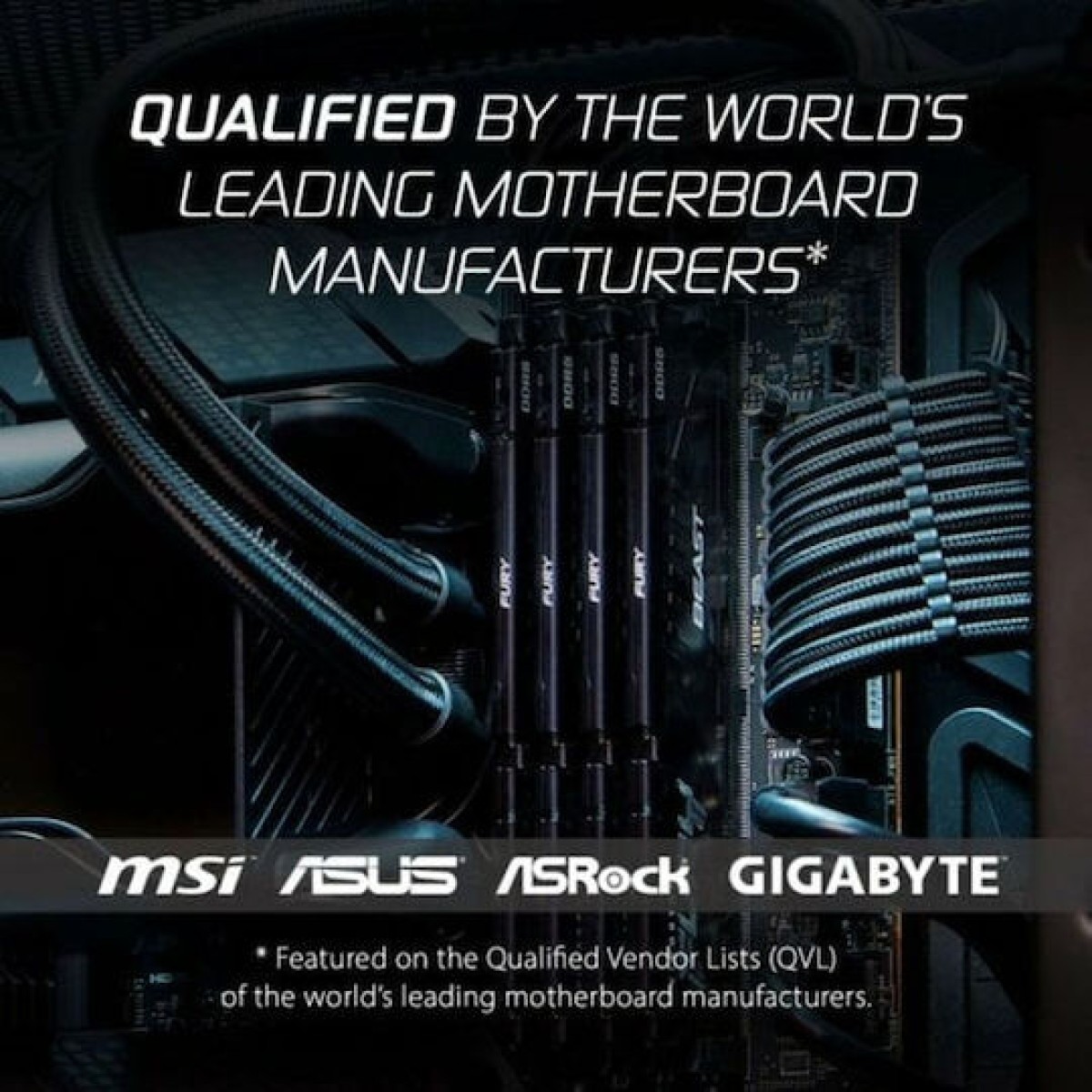 Kingston FURY Beast DDR5 64GB RAM με 2x32GB Modules και Ταχύτητα 6000 για Desktop