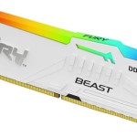 Kingston Fury Beast RGB DDR5 με Module 1x16GB και Ταχύτητα 6000 για Desktop
