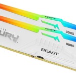 Kingston Fury Beast RGB DDR5 64GB RAM με 2x32GB Modules και Ταχύτητα 6000 για Desktop
