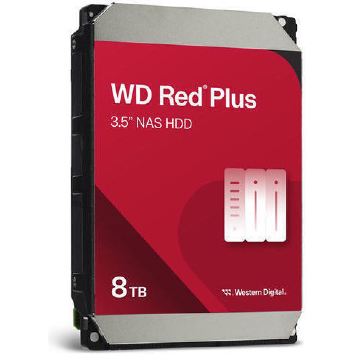 Western Digital Red Plus 8TB HDD Σκληρός Δίσκος 3.5