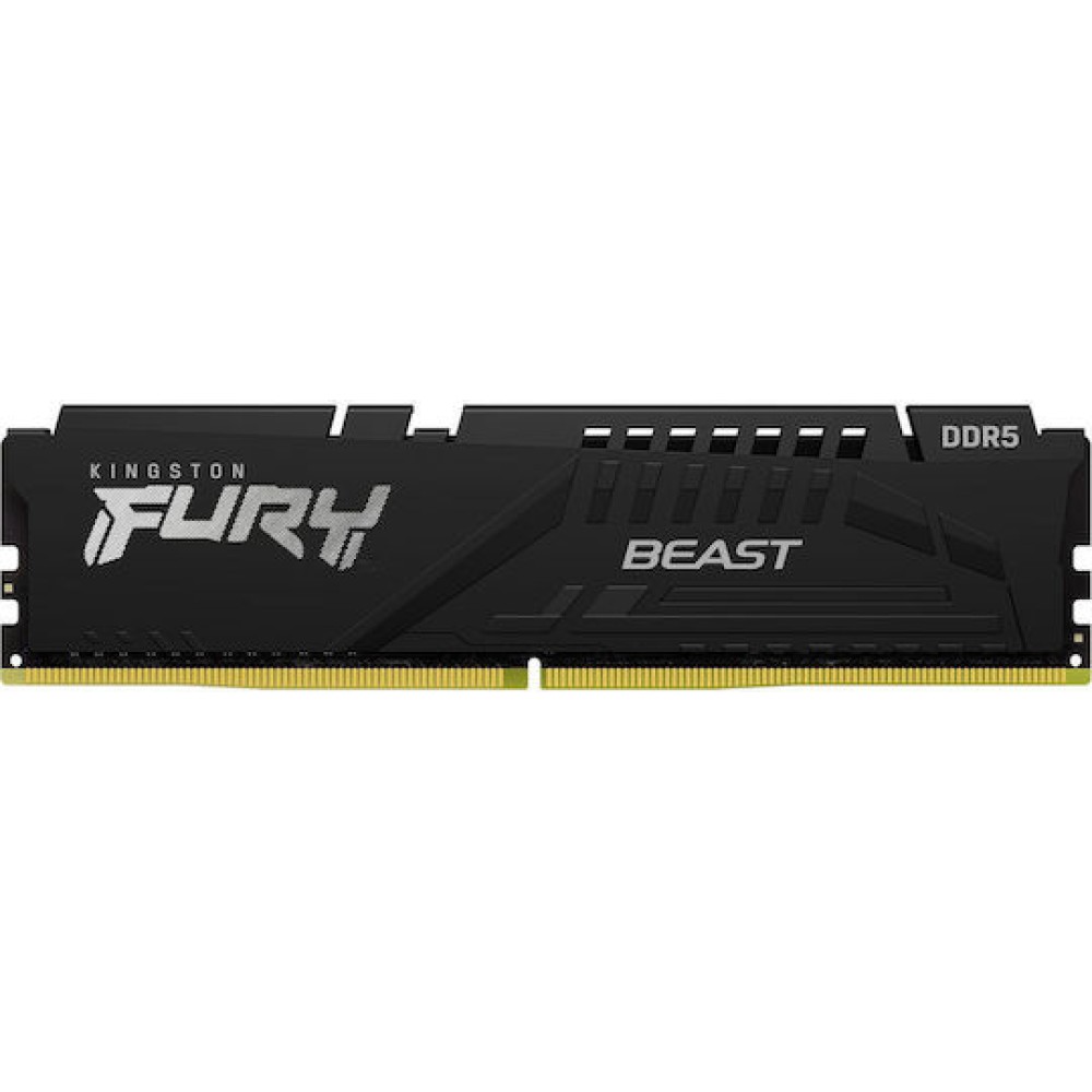Kingston Fury Beast DDR5 με Module 1x16GB και Ταχύτητα 6400 για Desktop