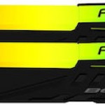 Kingston FURY Beast RGB DDR5 32GB RAM με 2x16GB Modules και Ταχύτητα 6400 για Desktop