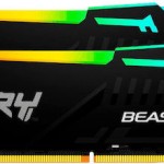 Kingston Fury Beast RGB DDR5 64GB RAM με 2x32GB Modules και Ταχύτητα 6400 για Desktop