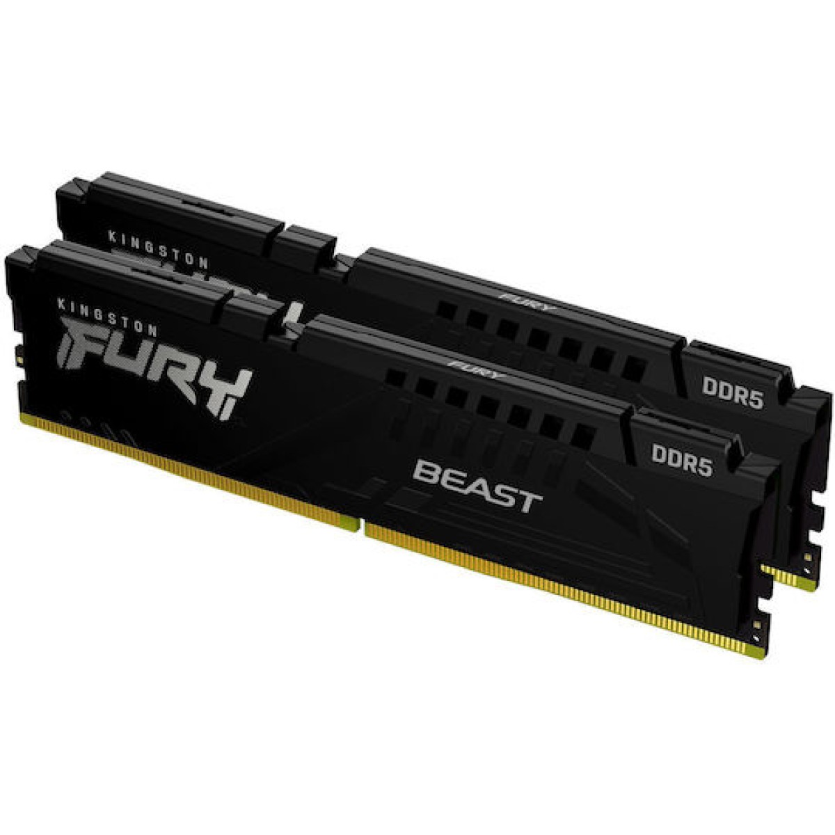 Kingston Fury Beast DDR5 32GB RAM με 2x16GB Modules και Ταχύτητα 6400 για Desktop
