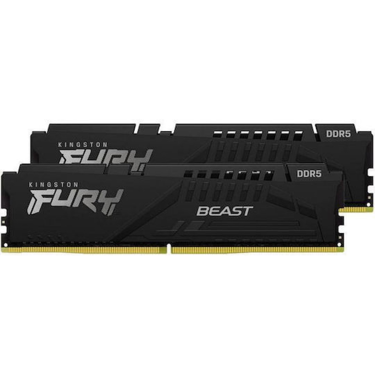 Kingston Fury Beast DDR5 64GB RAM με 2x32GB Modules και Ταχύτητα 6400 για Desktop