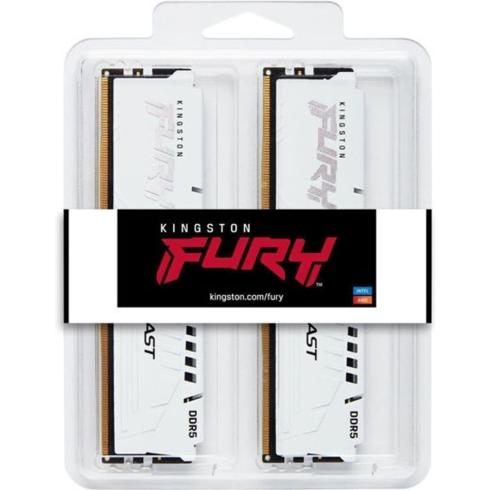 Kingston Fury Beast DDR5 με Module 1x32GB και Ταχύτητα 6400 για Desktop