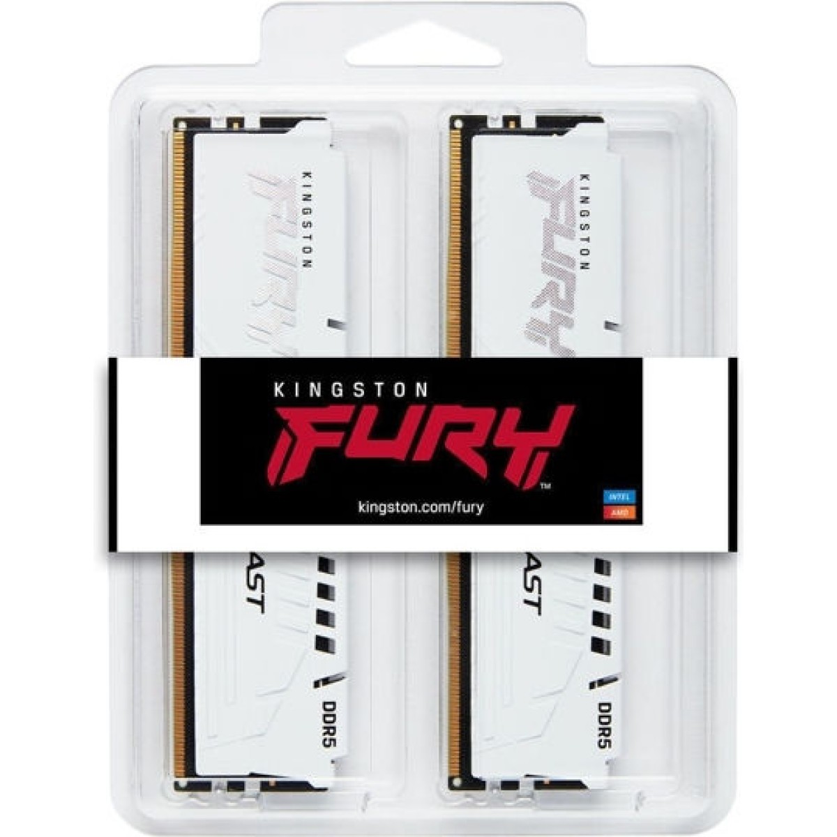 Kingston Fury Beast DDR5 με Module 1x32GB και Ταχύτητα 6400 για Desktop