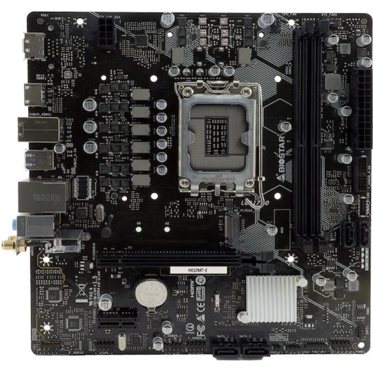 Biostar H610MT-E Wi-Fi Motherboard Micro ATX με Intel 1700 Socket H610MTE