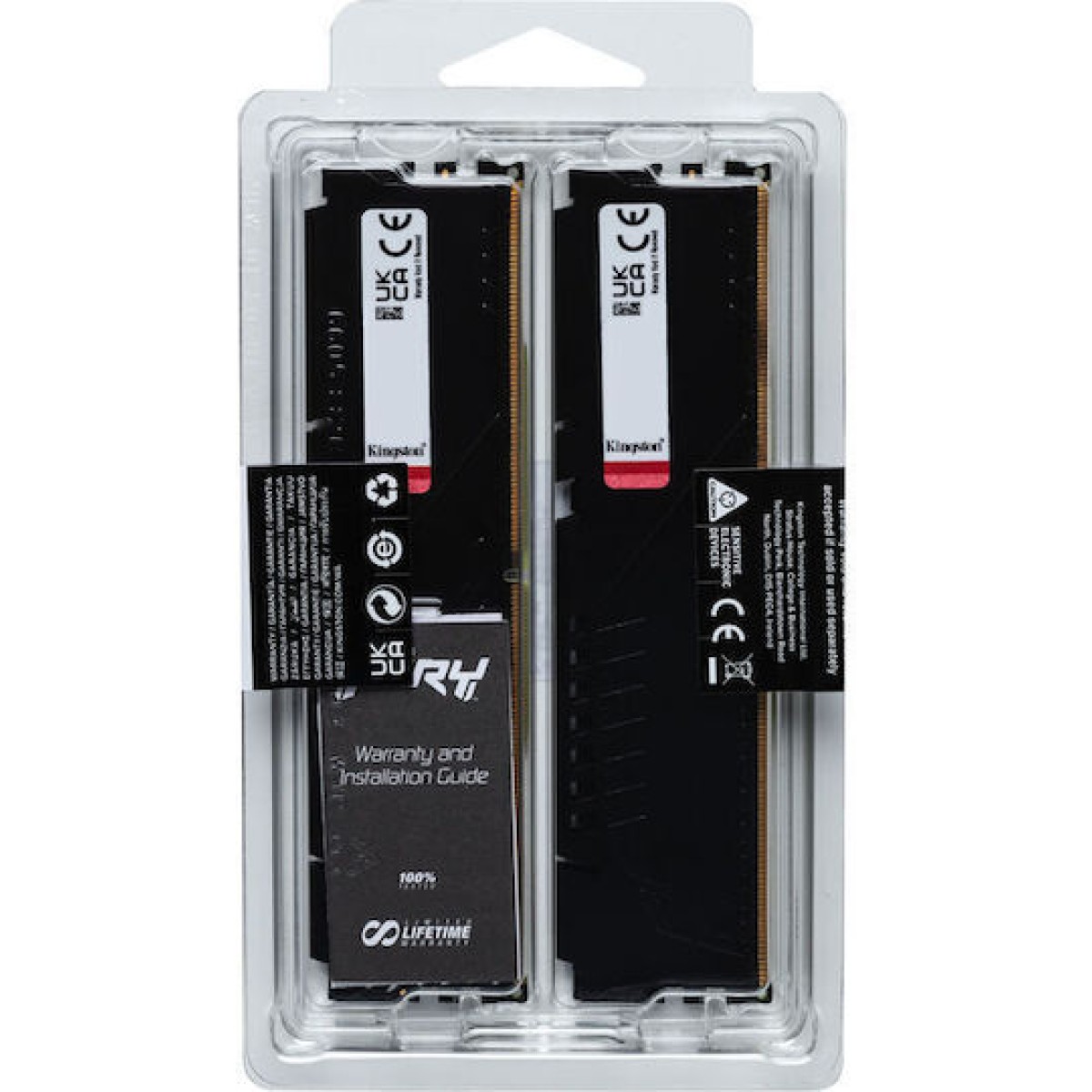 Kingston Fury Beast DDR5 με Module 1x32GB και Ταχύτητα 6800 για Desktop