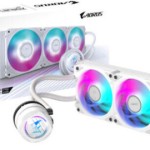 Gigabyte AORUS Waterforce II 360 Υδρόψυξη Επεξεργαστή Τριπλού Ανεμιστήρα 120mm για Socket AM4/AM5/1700/1200 με ARGB Φωτισμό Λευκή
