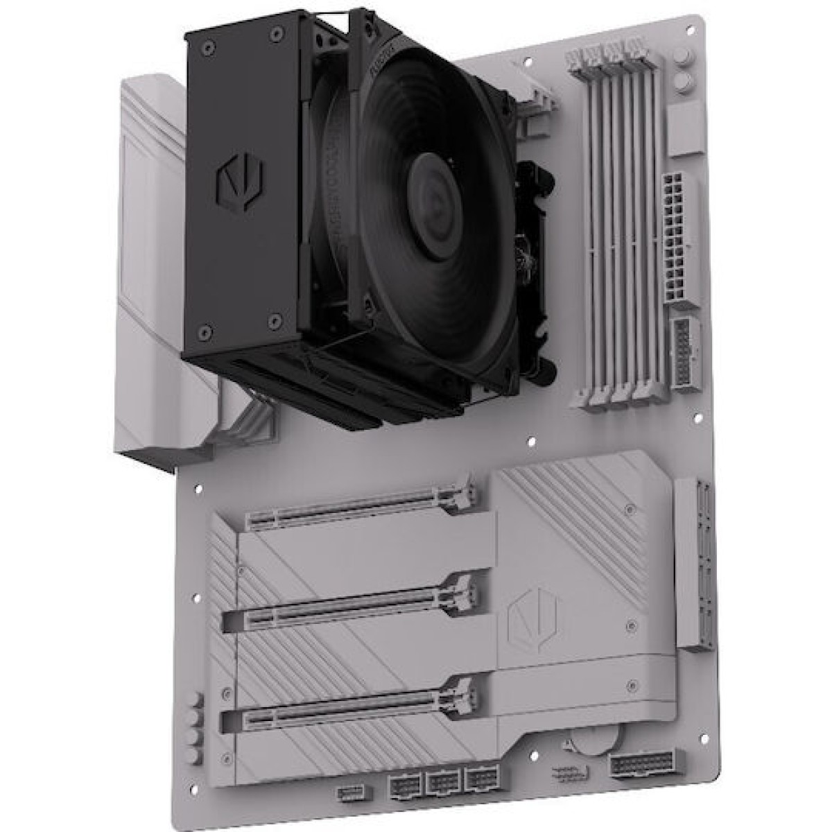 Endorfy Fera 5 Black Ψύκτρα Επεξεργαστή Διπλού Ανεμιστήρα για Socket AM4/AM5/1200/115x/1700