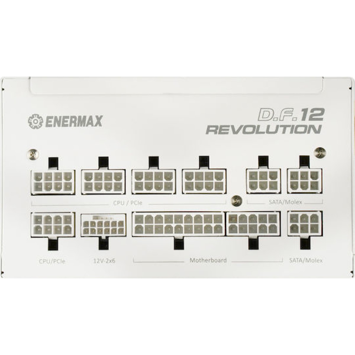 Enermax Revolution D.F. 12 850W Λευκό Τροφοδοτικό Υπολογιστή Full Wired 80 Plus Gold