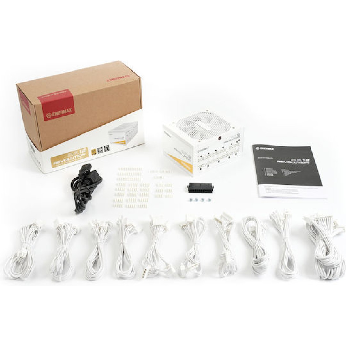 Enermax Revolution D.F. 12 850W Λευκό Τροφοδοτικό Υπολογιστή Full Wired 80 Plus Gold