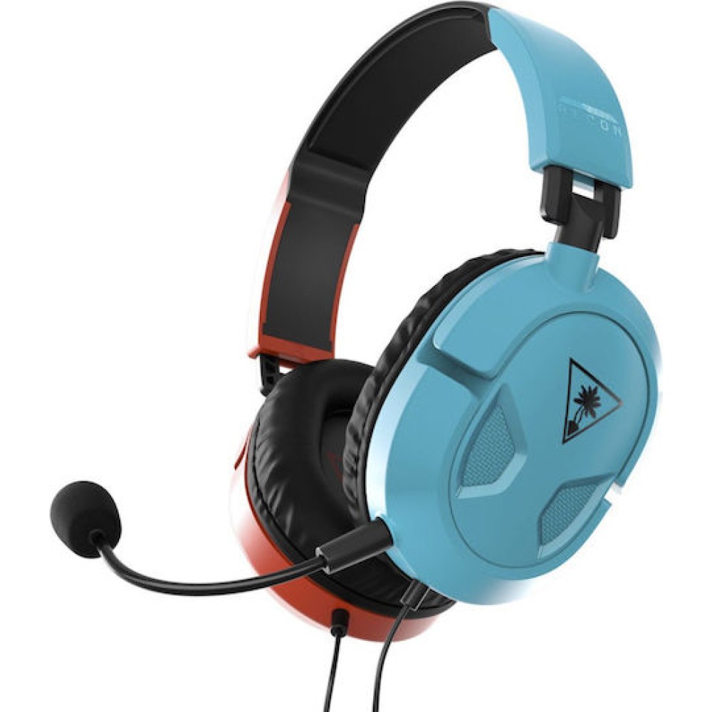 Turtle Beach Recon 50N Over Ear Gaming Headset με σύνδεση 3.5mm Red / Blue