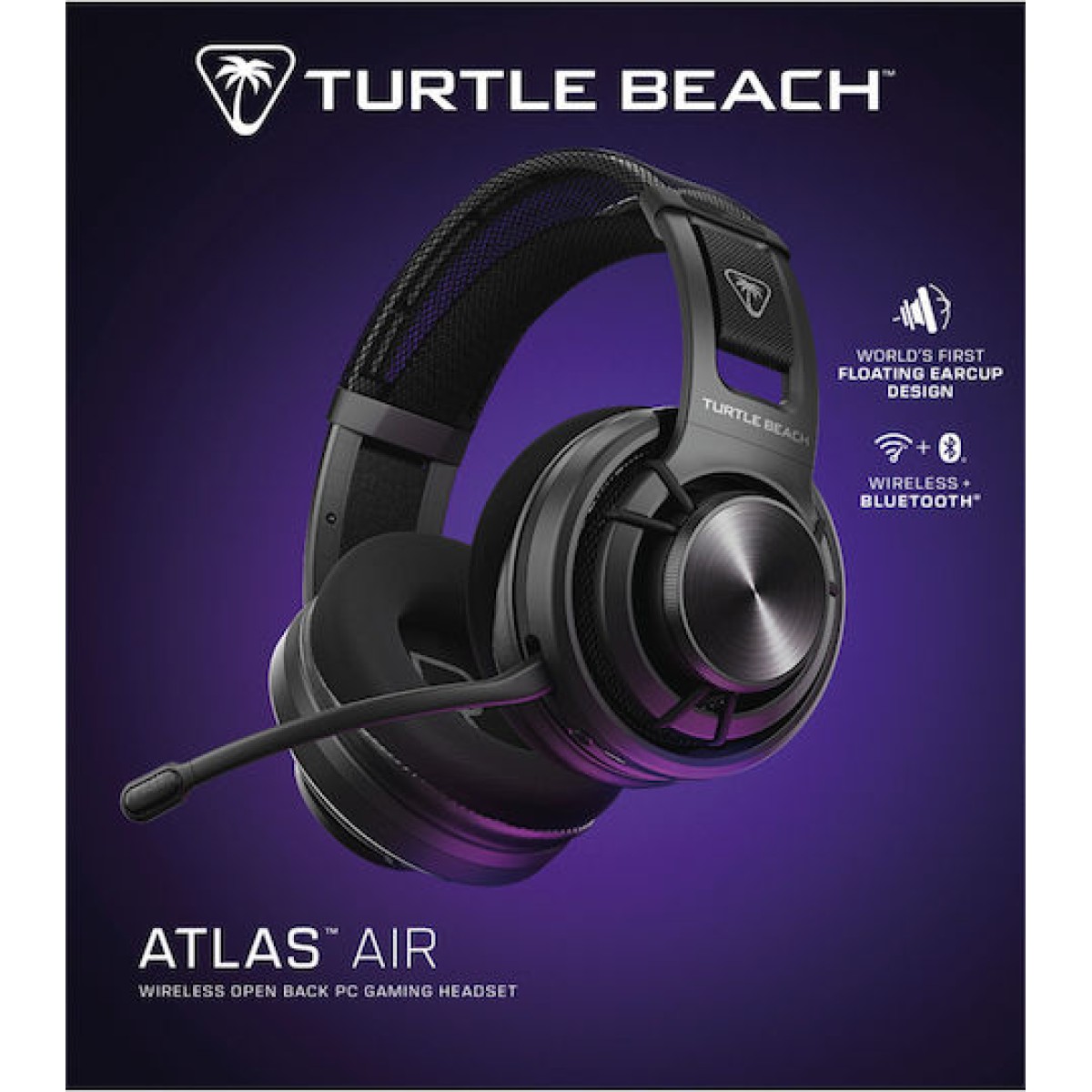 Turtle Beach Atlas Air Ασύρματο Over Ear Gaming Headset με σύνδεση Bluetooth