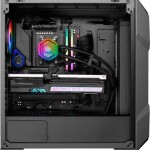 CoolerMaster TD500 MAX Midi Tower Κουτί Υπολογιστή με Πλαϊνό Παράθυρο και RGB Φωτισμό Gun Metal