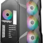 CoolerMaster TD500 MAX Midi Tower Κουτί Υπολογιστή με Πλαϊνό Παράθυρο και RGB Φωτισμό Gun Metal