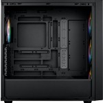 CoolerMaster MasterBox 600 Gaming Midi Tower Κουτί Υπολογιστή με Πλαϊνό Παράθυρο και RGB Φωτισμό Μαύρο