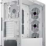 CoolerMaster MasterBox 600 Gaming Midi Tower Κουτί Υπολογιστή με Πλαϊνό Παράθυρο και RGB Φωτισμό Λευκό