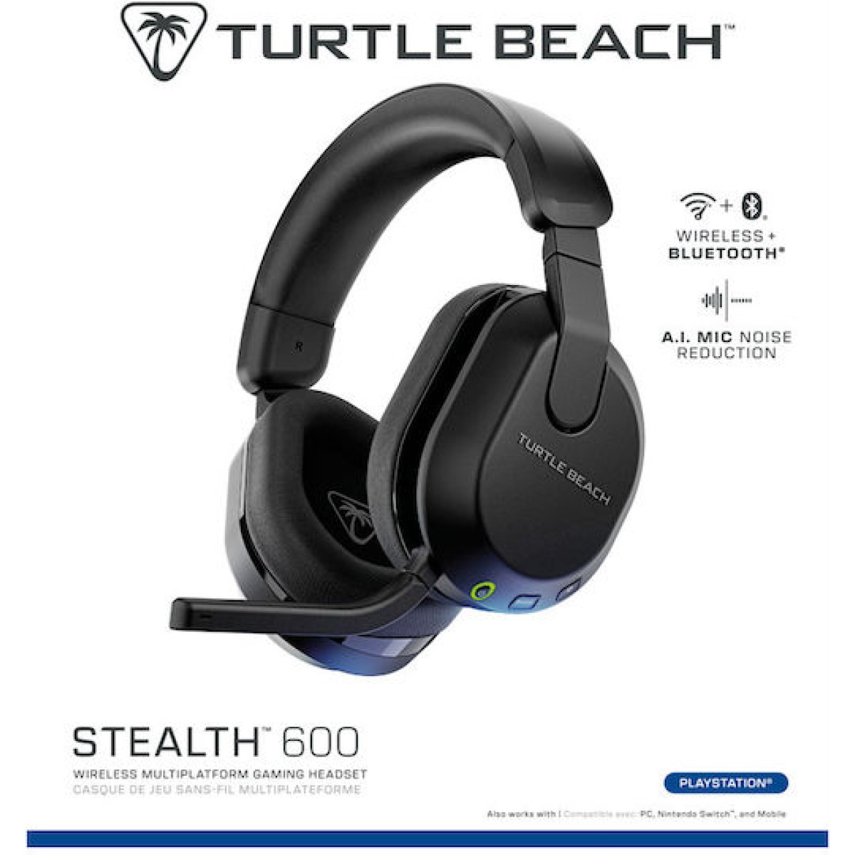 Turtle Beach Stealth 600 (Gen 3) Ασύρματο Over Ear Gaming Headset με σύνδεση Bluetooth