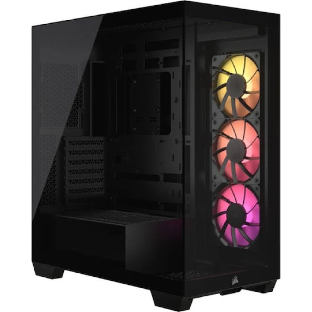 Corsair 3500X ARGB Gaming Midi Tower Κουτί Υπολογιστή με Πλαϊνό Παράθυρο Μαύρο