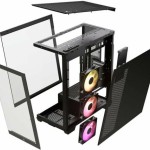 Corsair 3500X ARGB Gaming Midi Tower Κουτί Υπολογιστή με Πλαϊνό Παράθυρο Μαύρο