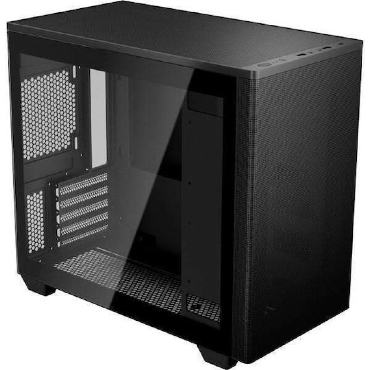 Aerocool Stormfront Mini Tower Κουτί Υπολογιστή με Πλαϊνό Παράθυρο Μαύρο