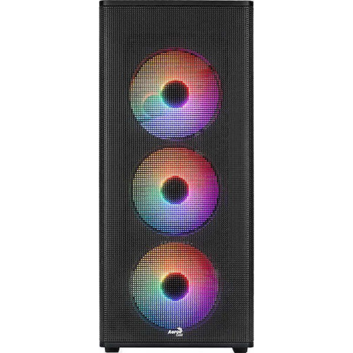 Aerocool Designer Gaming Midi Tower Κουτί Υπολογιστή με RGB Φωτισμό Μαύρο