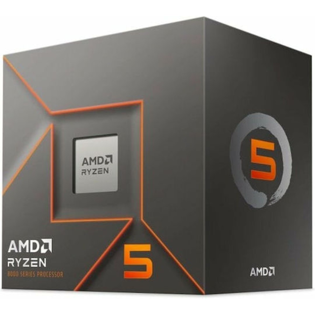 AMD Ryzen 5 8400F 4.2GHz Επεξεργαστής 6 Πυρήνων για Socket AM5 σε Κουτί με Ψύκτρα