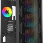 Sharkoon AK3 RGB Gaming Midi Tower Κουτί Υπολογιστή με Πλαϊνό Παράθυρο Μαύρο