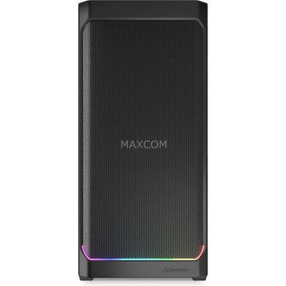 Sharkoon AK4 RGB Gaming Midi Tower Κουτί Υπολογιστή Μαύρο