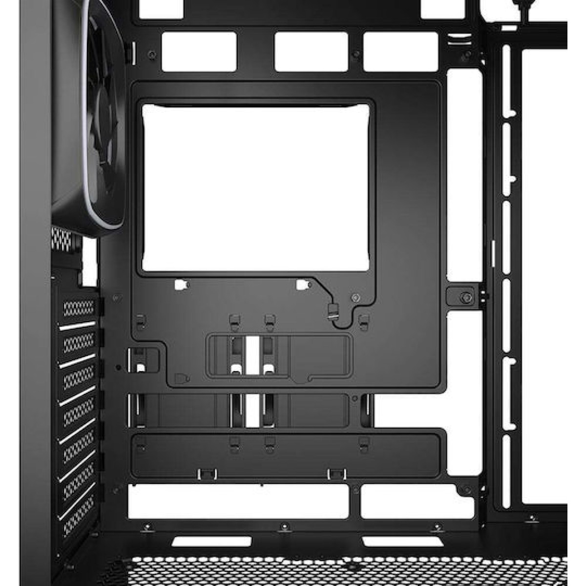 Sharkoon AK5M RGB Gaming Midi Tower Κουτί Υπολογιστή με Πλαϊνό Παράθυρο Μαύρο