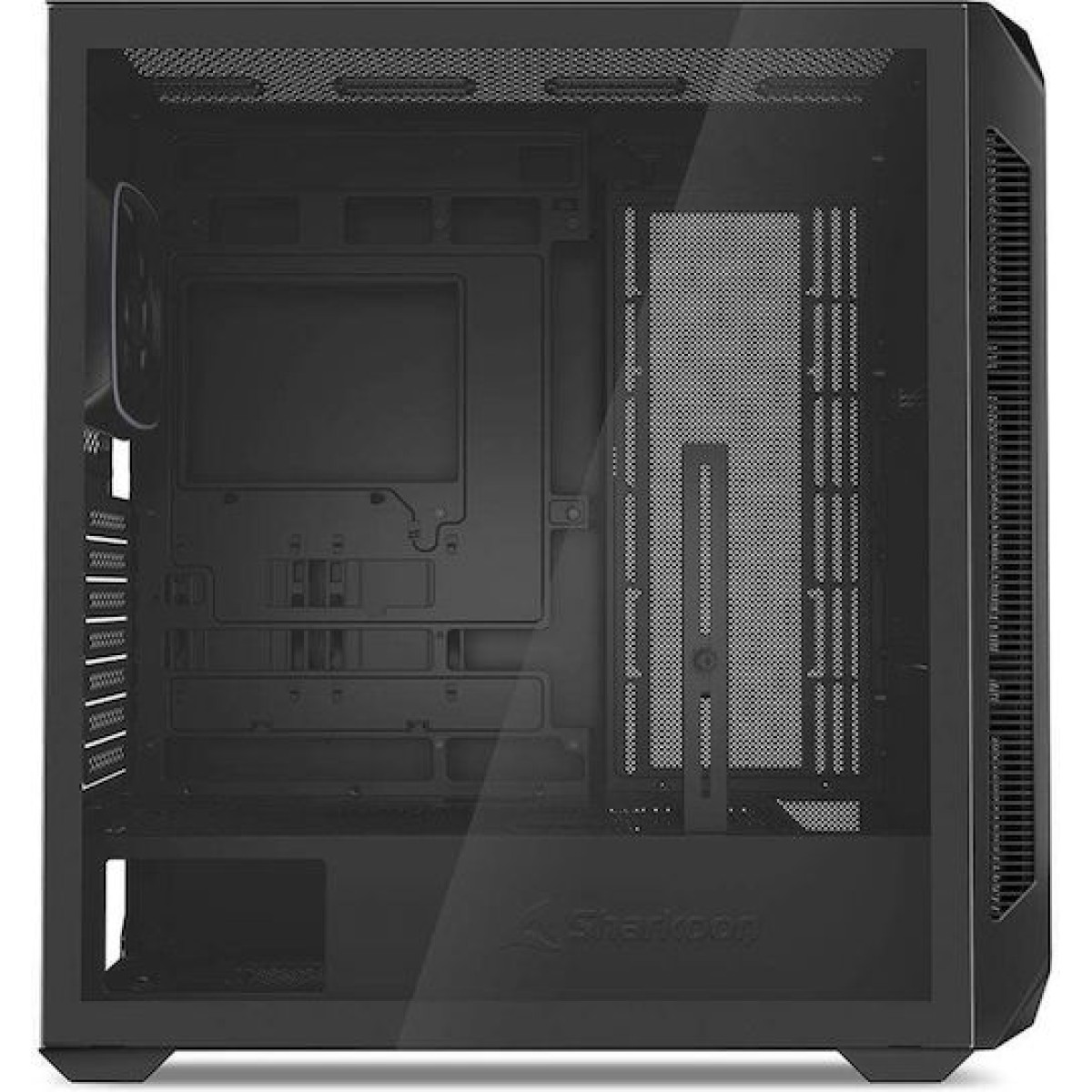 Sharkoon AK5M RGB Gaming Midi Tower Κουτί Υπολογιστή με Πλαϊνό Παράθυρο Μαύρο
