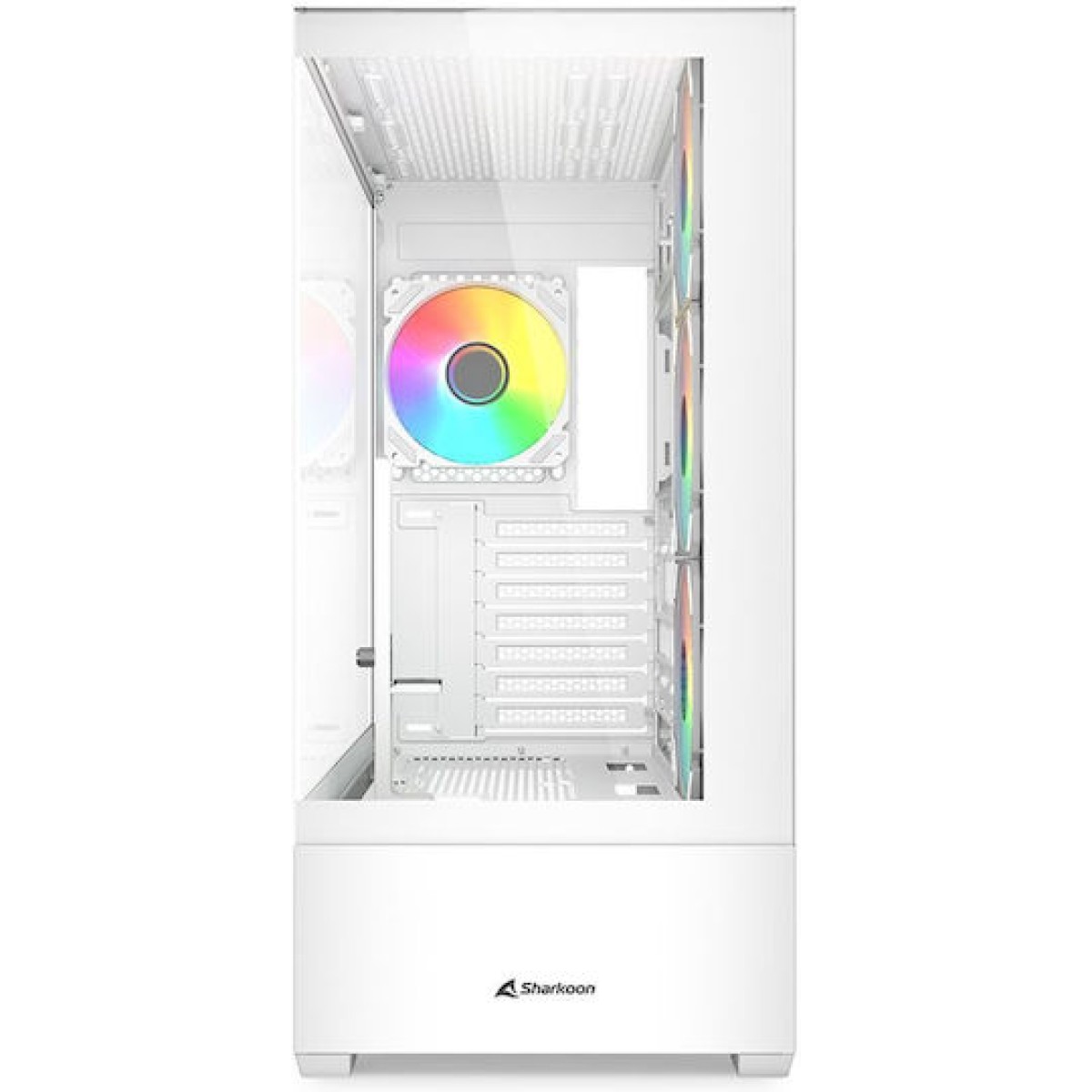 Sharkoon Sharkoon AK6 RGB Midi Tower Κουτί Υπολογιστή με Πλαϊνό Παράθυρο Μαύρο