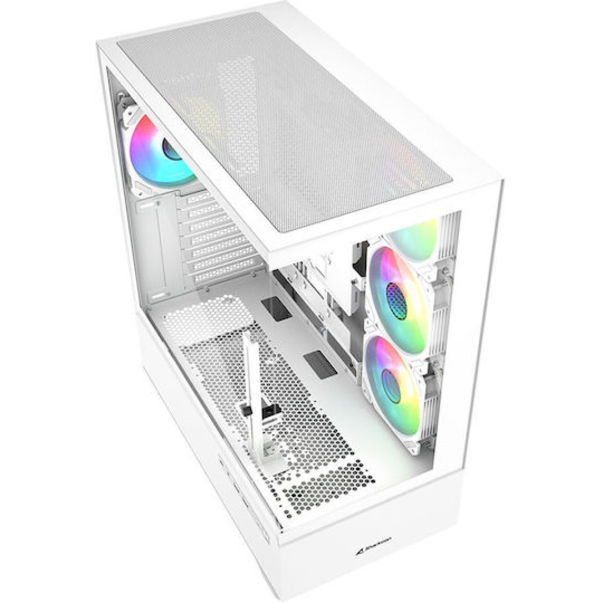 Sharkoon Sharkoon AK6 RGB Midi Tower Κουτί Υπολογιστή με Πλαϊνό Παράθυρο Μαύρο